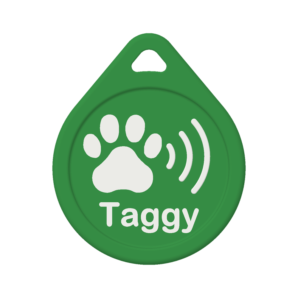 Taggy goccia verde, fronte